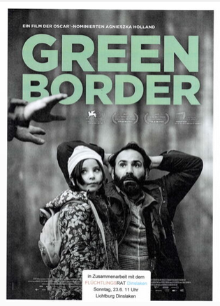 Filmankündigung des Flüchtlingsrates: Green Border