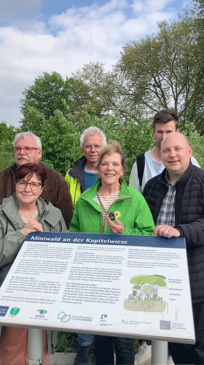 Besuch bei den Essener Miniwäldern – Initiative miniWald Dinslaken on tour