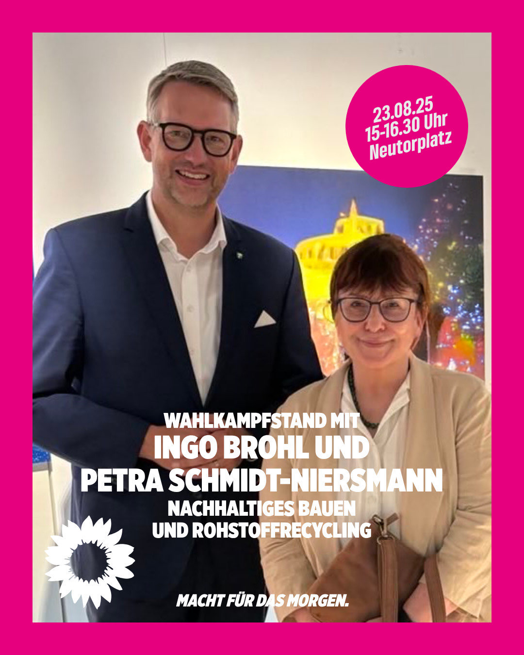 Landrat Ingo Brohl und stellv. Landrätin Petra Schmidt-Niersmann