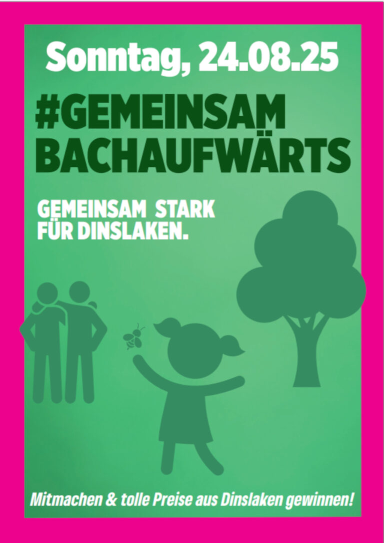 GEMEINSAM BACHAUFWÄRTS – Gemeinsam stark für Dinslaken