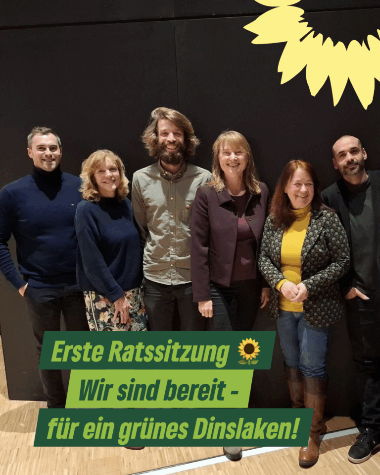 Grüne Fraktion: Konstituierende Ratssitzung