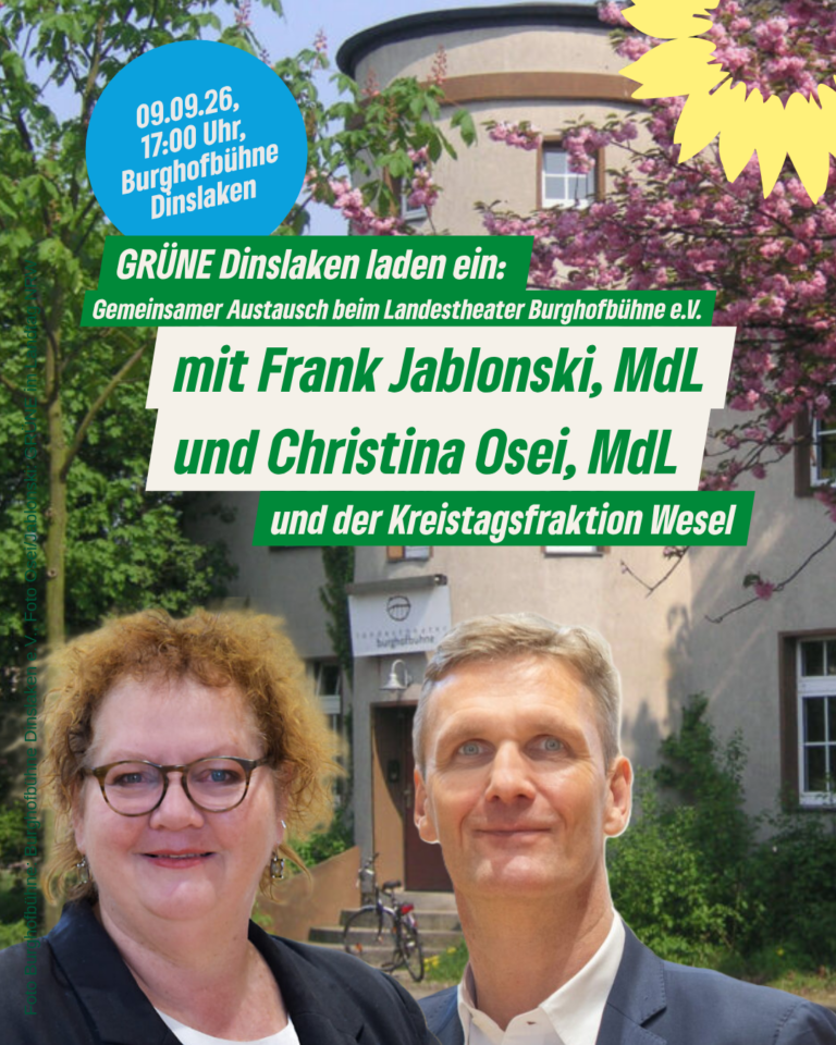 GRÜNE laden zum kulturpolitischen Austausch in Dinslaken ein